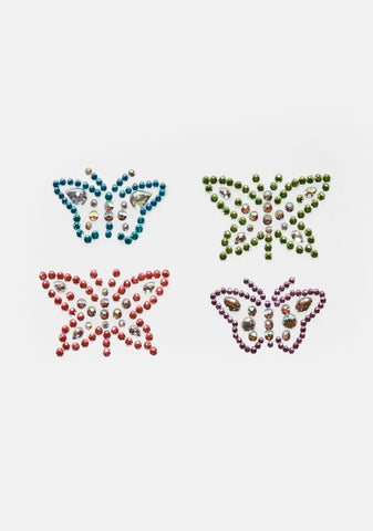 Y2k All Day Butterfly Face & Body Gems