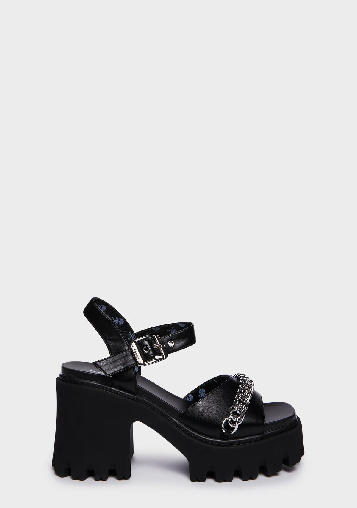 Undone Platform Heels