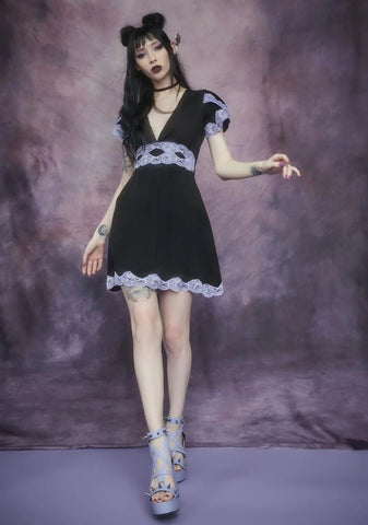 Lilac Bloody Valentine A-Line Dress