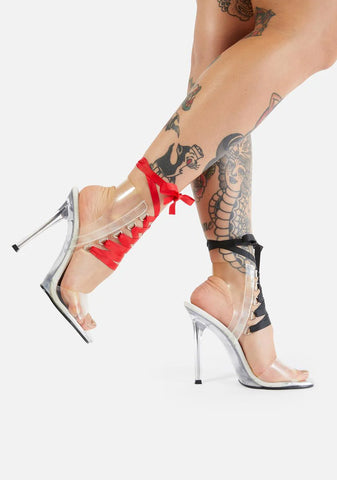 Switch Things Up Lace Up Heels
