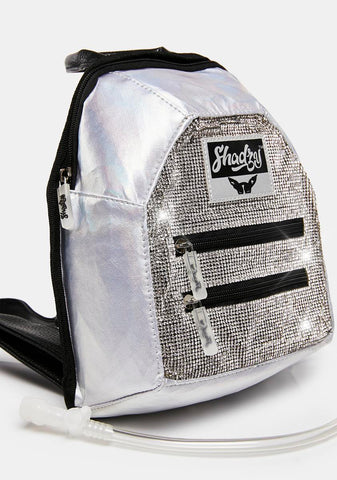 Rhinestone Rage Queen Hydration Backpack
