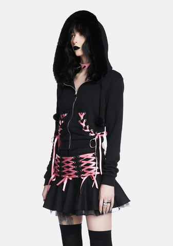 Sweet Bloodline Zip-Up Hoodie