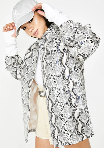 Servin' Serpent Snakeskin Jacket