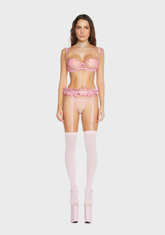 Sheer Your Location Lingerie Set