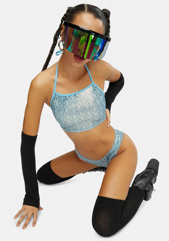 Hypnotic Hype Lace Up Top