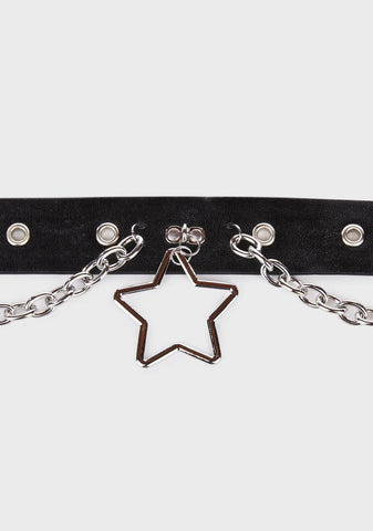 Supernova Vegan Leather Choker