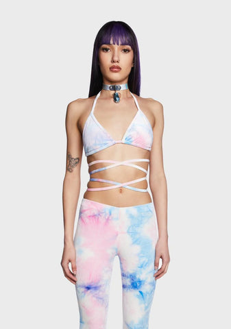 Cloud Candy Triangle Bra Top