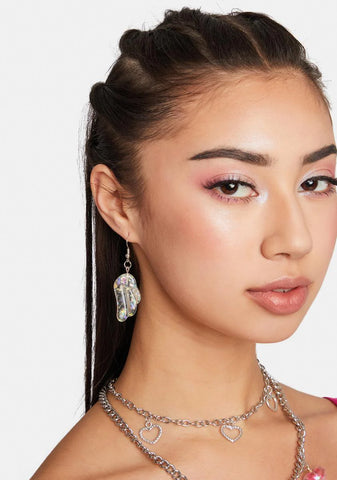 Fairy Wings Glow Drop Earrings