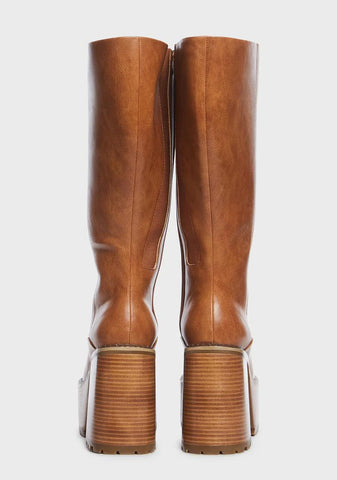 Wide Fit Vintage Soul Knee High Boots
