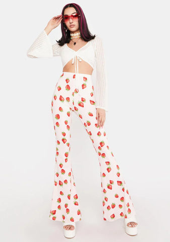 Berry Into You Flare Pants