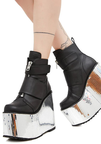 Diabolical Disco Platform Wedges