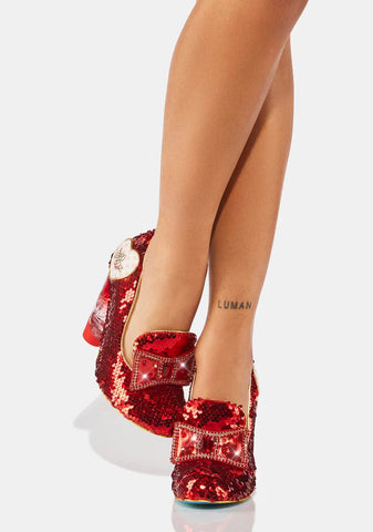 Click Your Heels Glitter Heels