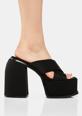 Play It Cool Platform Heels
