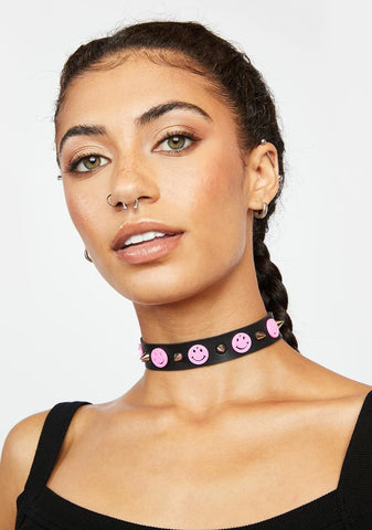 Baby Smiling Is Overrated Spike Choker