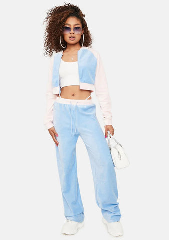 Baby Y2K Dreams Velour Tracksuit