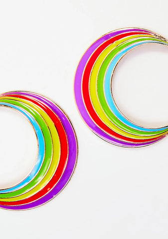 Chasing Rainbows Hoop Earrings
