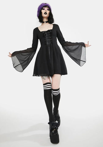 Casting Spells Chiffon Mini Dress