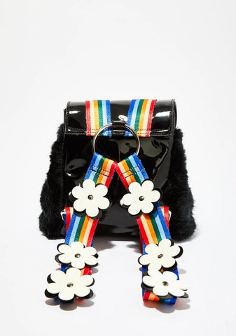 Happy Fuzz Mini Backpack