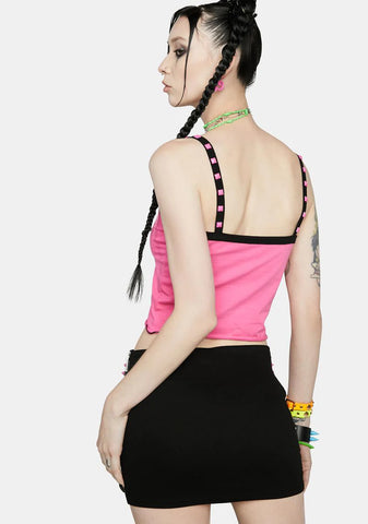 Damage Control Belted Skirt