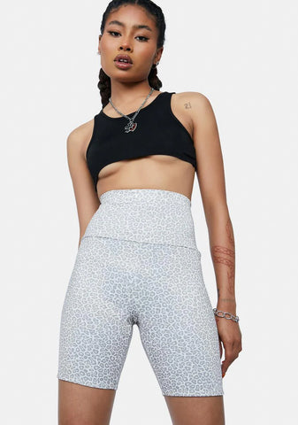 Femme Leopard Lawson Biker Shorts
