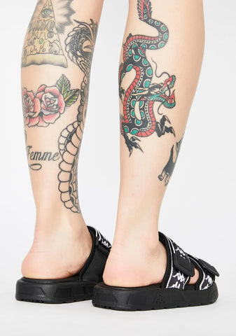 Black 222 Banda Aster Logo Slides