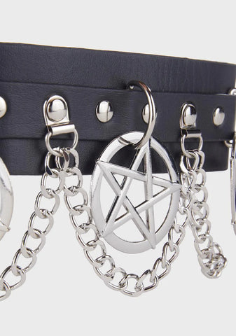 Measured Resistance Pentagram Choker