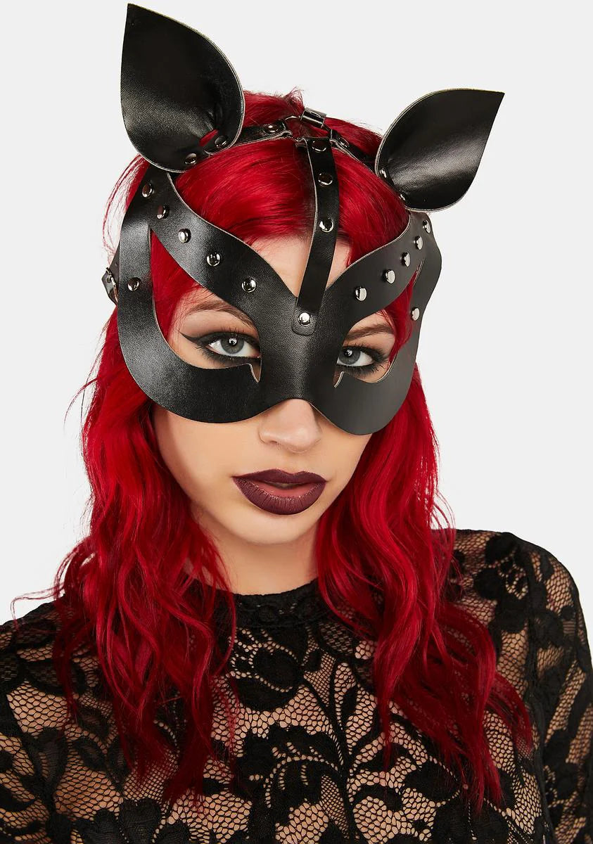 Catty On Camera Vegan Leather Mask