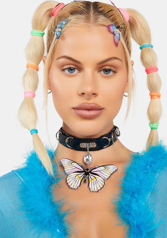 Meaning Of Life Butterfly Choker