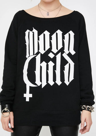 Moon Child Graphic Sweatshirt
