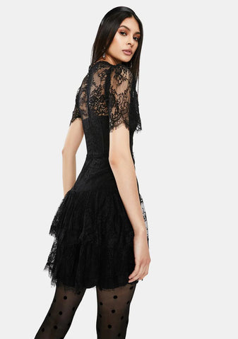 Leilani Lace Bustier Mini Dress