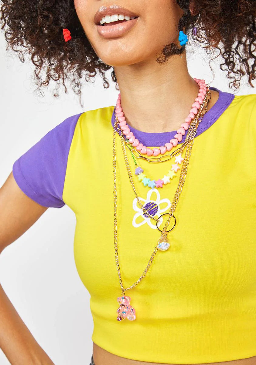 Chase The Craze Long Layered Necklace