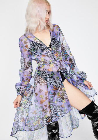 Fairy Fluttering Euphoria Sheer Duster