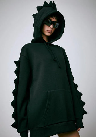 Dark Dino Mighty Oversized Hoodie