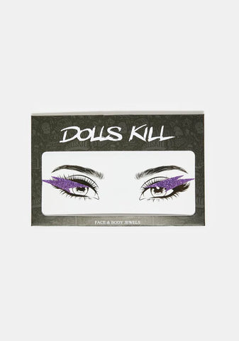 Violet Lightning Strikes Eye Decoration Set
