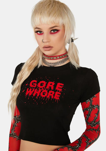 Here For The Horror Graphic Tee