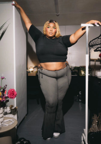 Reverb V-Cut Washed Bell Bottoms