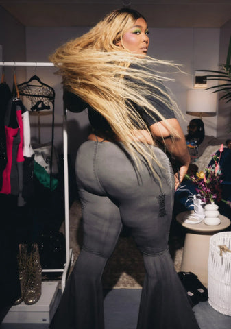 Reverb V-Cut Washed Bell Bottoms