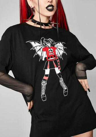 Miss Misery Layered Graphic Tee