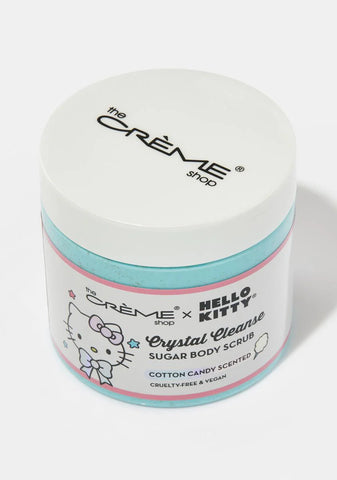 X Hello Kitty Crystal Cleanse Cotton Candy Body Scrub