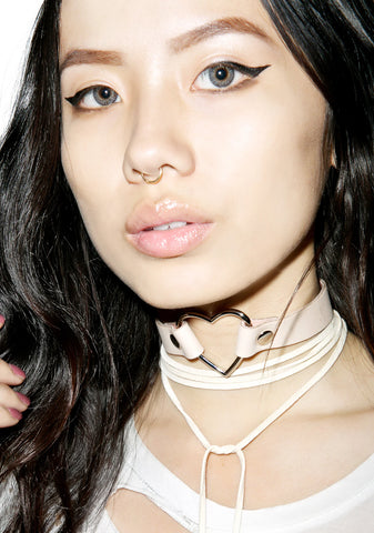 Hermosa Heart O-Ring Choker