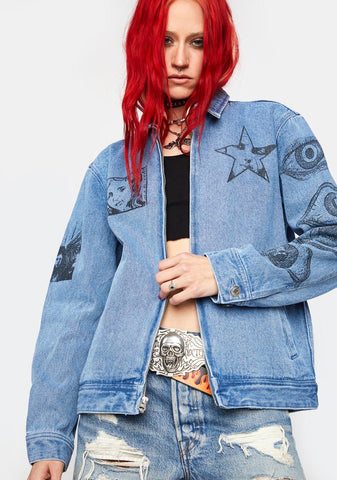 Obey Dreams Denim Jacket