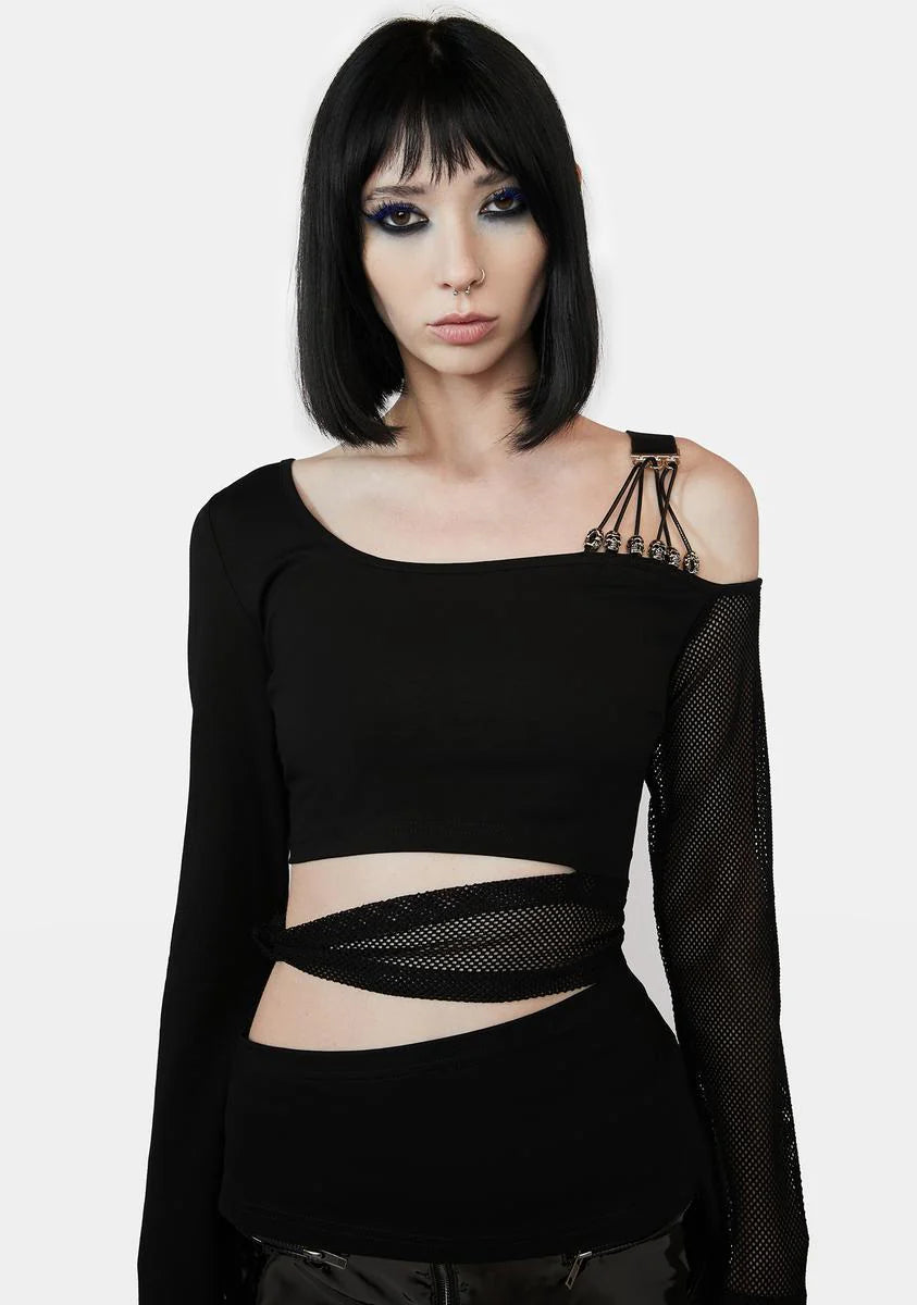 Strappy Off Shoulder Top