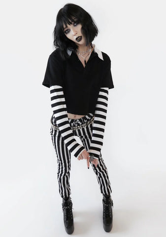 New Idols Layered Crop Top