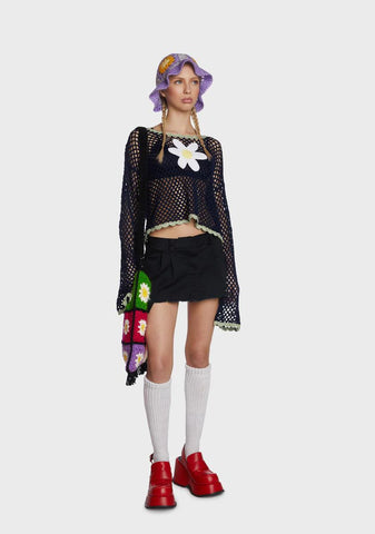 Dark Never Formal Cargo Skirt