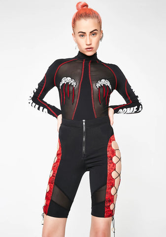 Dragon Brocade Shorts