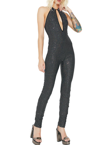 Diamonte Plunge Catsuit
