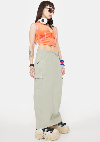 Sage Gone Backpacking Maxi Skirt