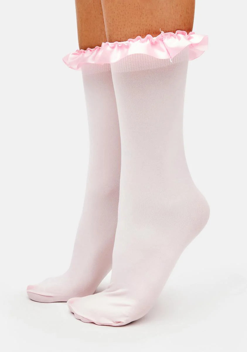 Baby Full Of Sass Ruffle Trim Socks