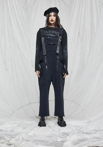 Synth Unisex Cotton Twill Overalls