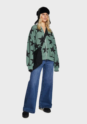 Star At Me Oversized Hoodie